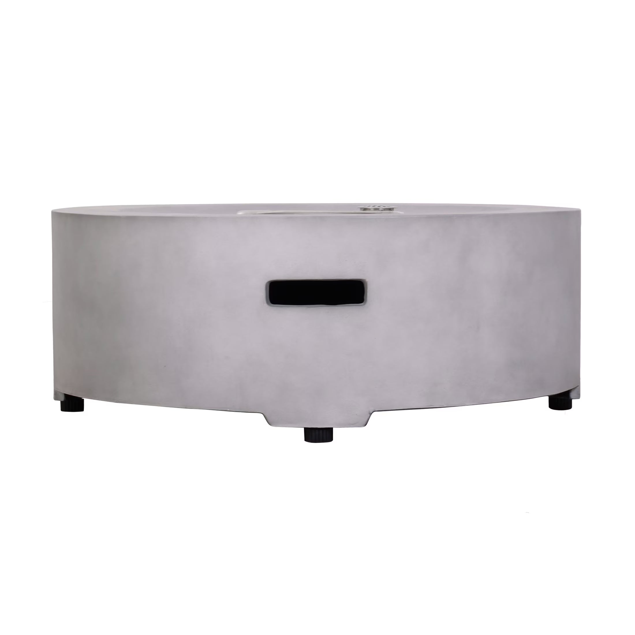 Concrete Texture Propane Gray Fire Pit